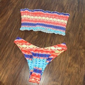 Colorful ZAFUL bikini set